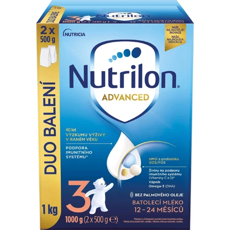 Суха молочна молочна суміш Nutrilon 3 малюк 1000 г: ціни та характеристики