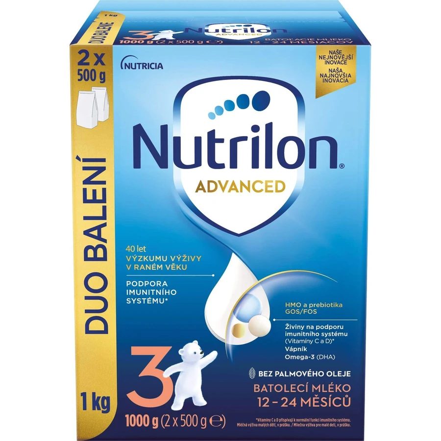 Суха молочна молочна суміш Nutrilon 3 малюк 1000 г: ціни та характеристики
