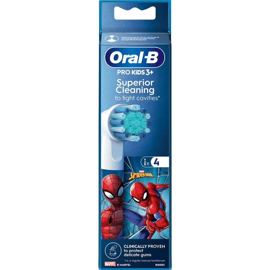 Сменные насадки Oral-B Pro Kids Spiderman 4 шт.: цены и характеристики