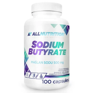 Allnutrition Бутират натрію, малат натрію, 100 капсул