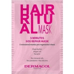 Dermacol HAIR RITUAL 5-хвилинна маска для відновлення волосся 1×15 мл, маска для волосся: ціни та характеристики