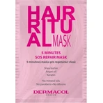Dermacol HAIR RITUAL 5-хвилинна маска для відновлення волосся 1×15 мл, маска для волосся: ціни та характеристики