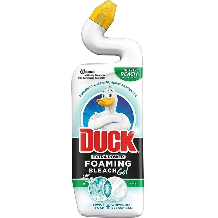 Відбілюючий гель для душу Duck Extra Power Pine, що піниться, відбілюючий туалетний гель 750 мл: ціни та характеристики
