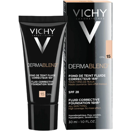 Vichy Dermablend 15 Коригувальний флюїд для макіяжу 30 мл: ціни та характеристики