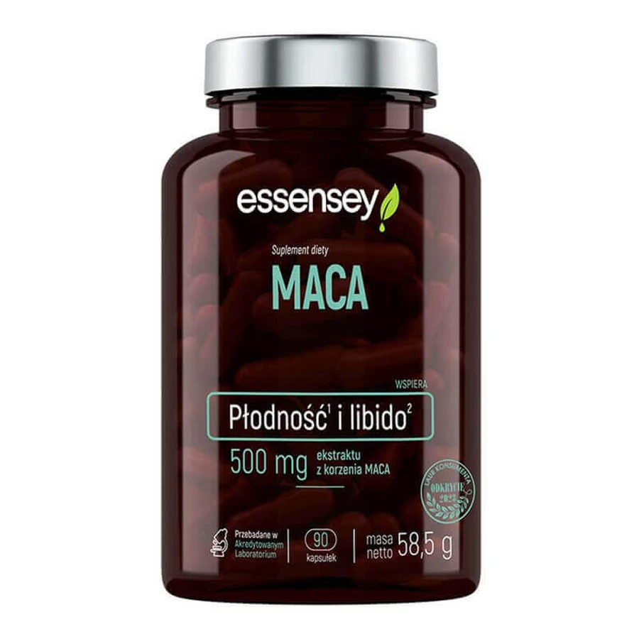Essensey Maca, экстракт корня мака, 90 капсул: цены и характеристики