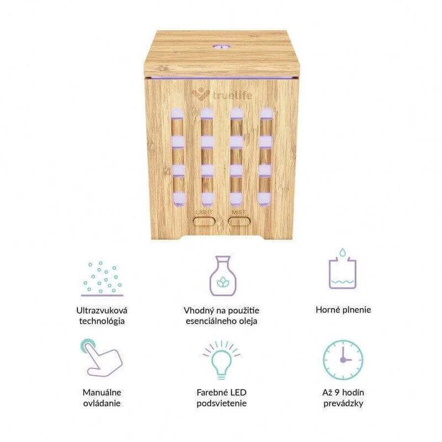 TrueLife AIR Diffuser D7 Bamboo - Аромадиффузор: цены и характеристики