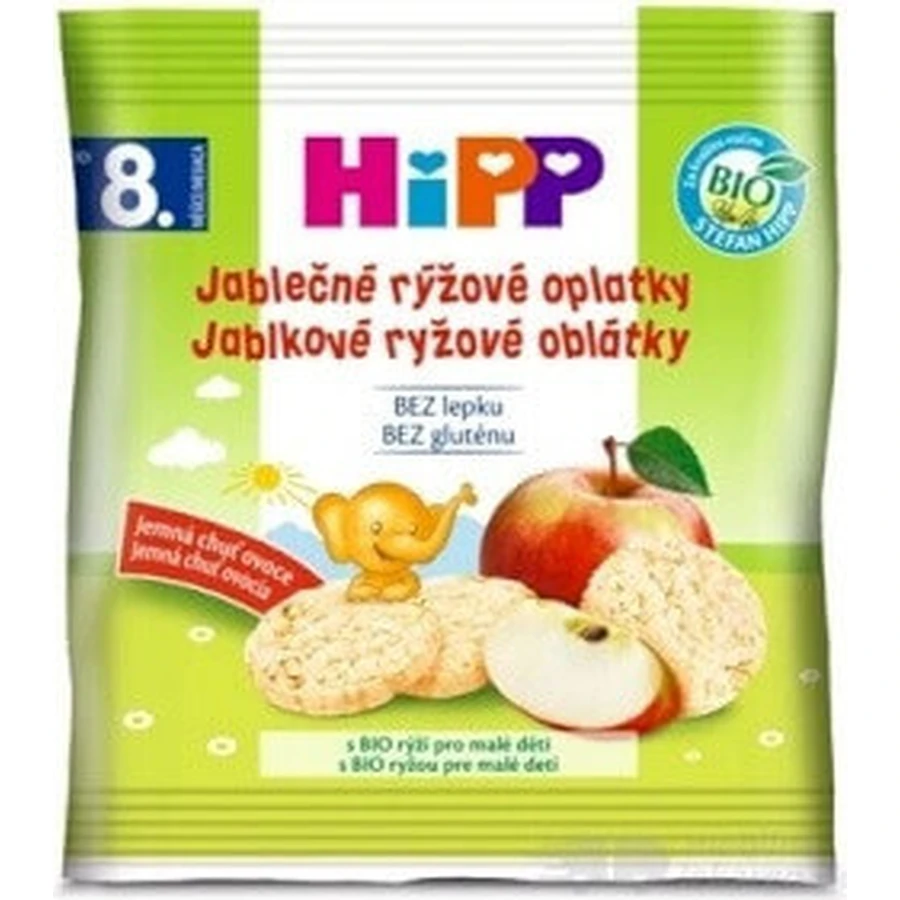 HiPP BIO WAFFLES Яблучно-рисові вафлі 1×30 г, яблучно-рисові вафлі: ціни та характеристики