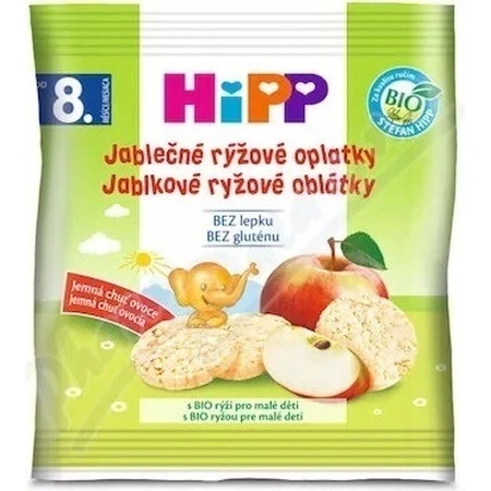 HiPP BIO WAFFLES Яблучно-рисові вафлі 1×30 г, яблучно-рисові вафлі: ціни та характеристики
