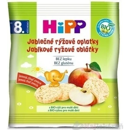 HiPP BIO WAFFLES Яблучно-рисові вафлі 1×30 г, яблучно-рисові вафлі: ціни та характеристики
