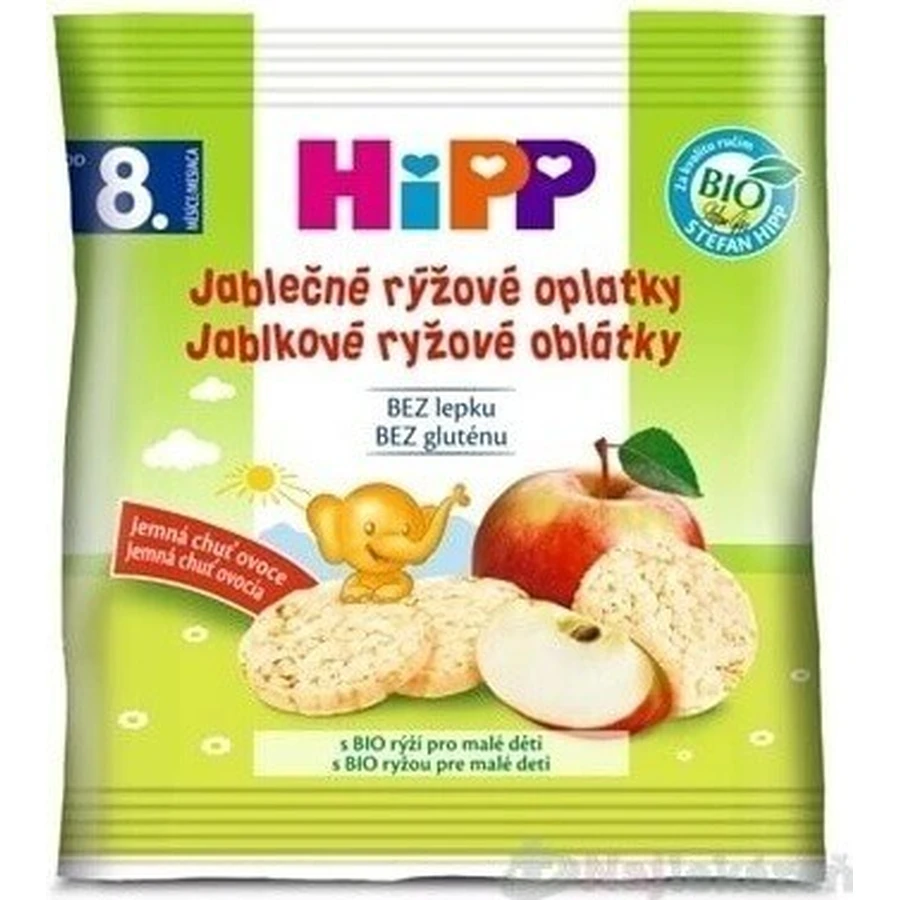 HiPP BIO WAFFLES Яблучно-рисові вафлі 1×30 г, яблучно-рисові вафлі: ціни та характеристики