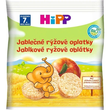 HiPP BIO WAFFLES Яблучно-рисові вафлі 1×30 г, яблучно-рисові вафлі: ціни та характеристики
