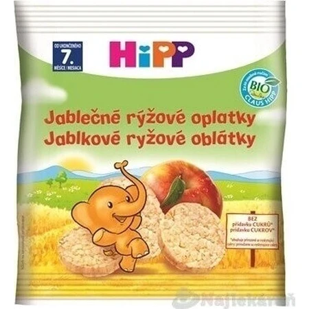 HiPP BIO WAFFLES Яблучно-рисові вафлі 1×30 г, яблучно-рисові вафлі: ціни та характеристики