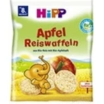HiPP BIO WAFFLES Яблучно-рисові вафлі 1×30 г, яблучно-рисові вафлі: ціни та характеристики