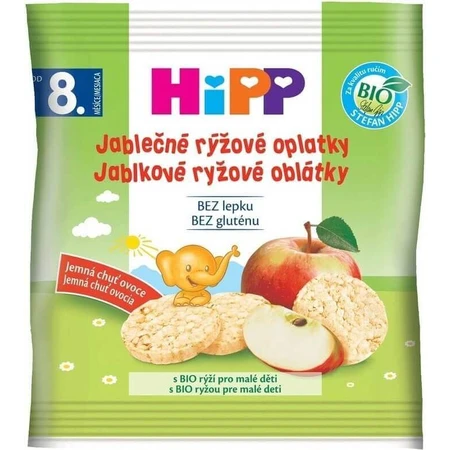 HiPP BIO WAFFLES Яблучно-рисові вафлі 1×30 г, яблучно-рисові вафлі: ціни та характеристики