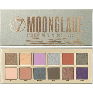 Палитра теней для век 12 Eyeshadow Palette, W7, Moonglade, Vegan, 20,4 г