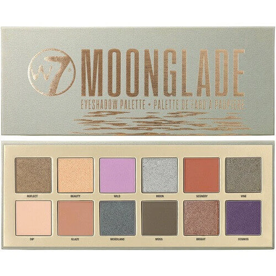 Палитра теней для век 12 Eyeshadow Palette, W7, Moonglade, Vegan, 20,4 г: цены и характеристики