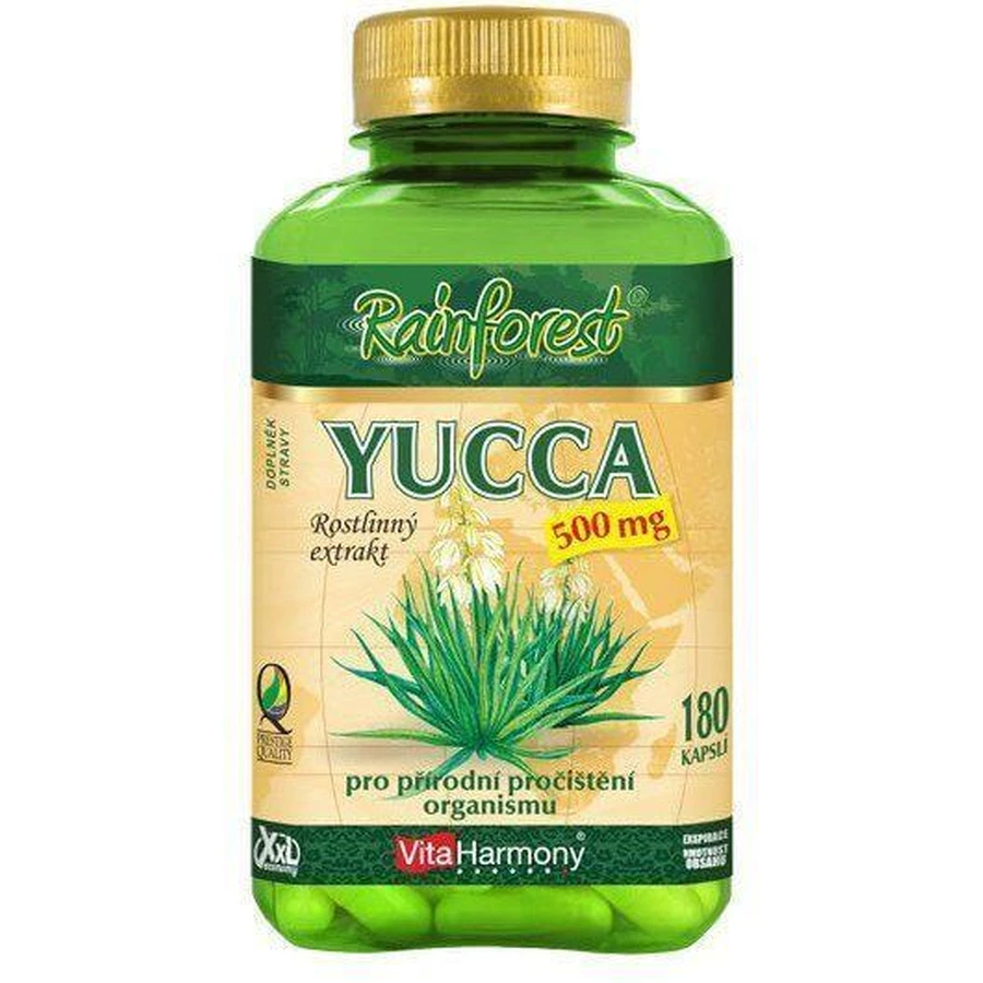 VitaHarmony Yucca XXL економ 500мг 180 капсул: ціни та характеристики