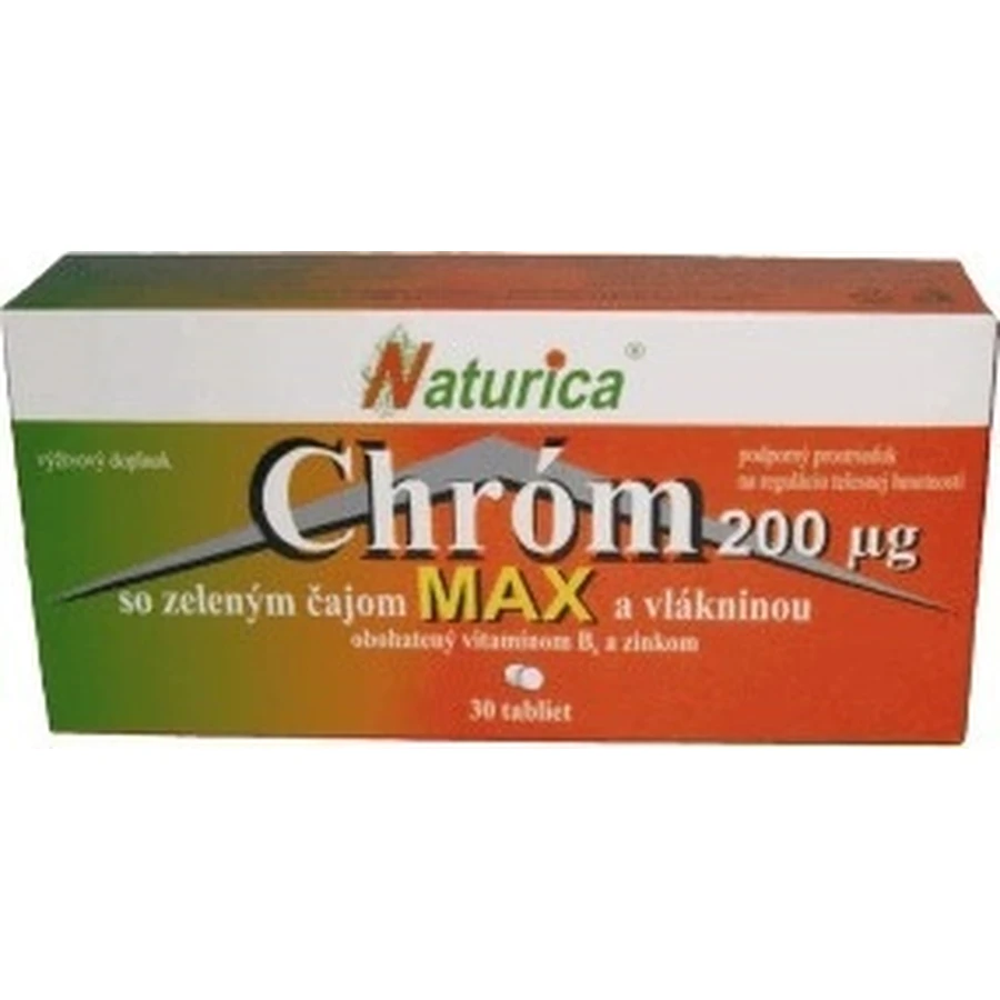Naturica CHROM із зеленим чаєм та клітковиною 1×30 шт, табл (хром 35 мкг): ціни та характеристики