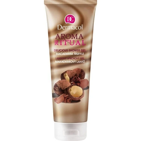 Гель для душу Dermacol Aroma Ritual Macadamia Truffle 1×250 мл, горіховий аромат: ціни та характеристики