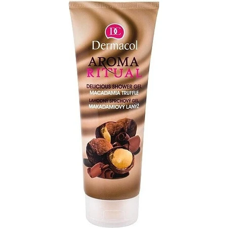 Гель для душу Dermacol Aroma Ritual Macadamia Truffle 1×250 мл, горіховий аромат: ціни та характеристики