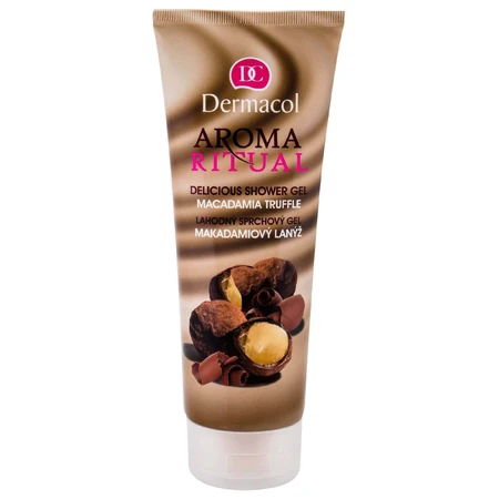 Гель для душу Dermacol Aroma Ritual Macadamia Truffle 1×250 мл, горіховий аромат: ціни та характеристики