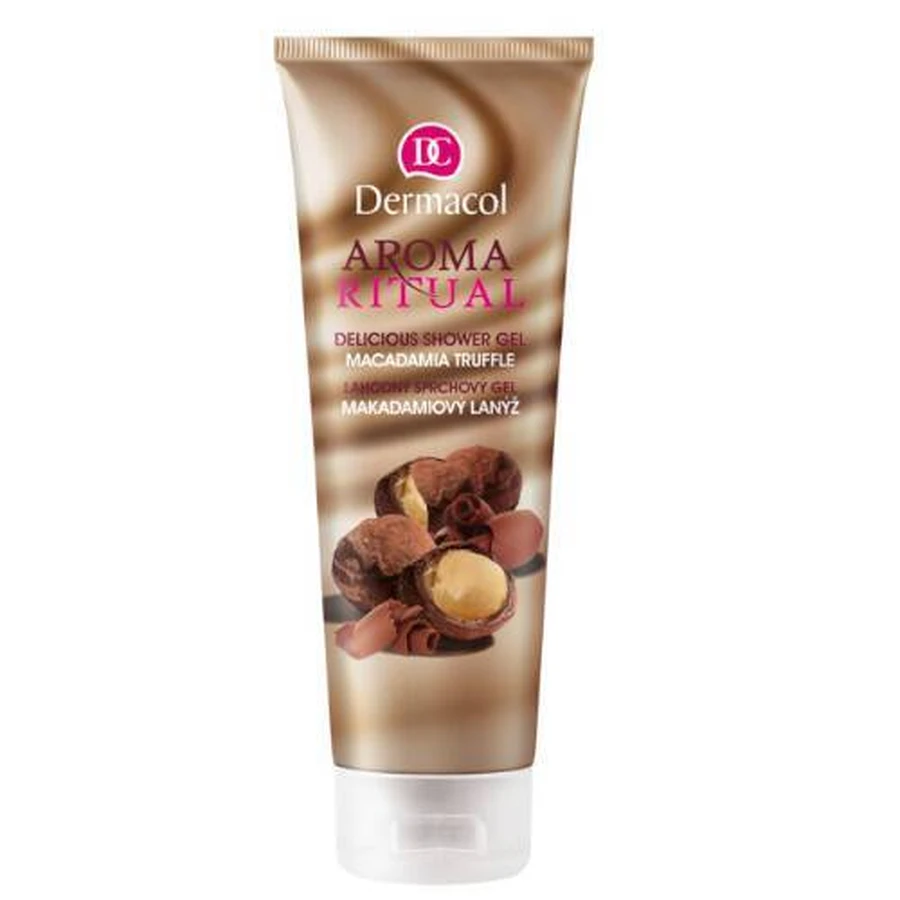 Гель для душу Dermacol Aroma Ritual Macadamia Truffle 1×250 мл, горіховий аромат: ціни та характеристики