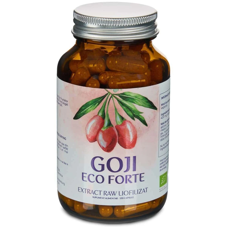 Сублимированный сырой экстракт годжи Eco Forte, 120 капсул, Aronia Charlottenburg: цены и характеристики