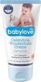 Дитячий крем Babylove Calendula Wundschutz Creme sensitive під підгузок, 75 мл