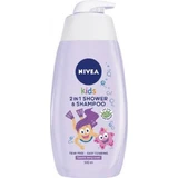 NIVEA Kids Детский гель для душа GIRL 500 мл 1×500 мл, гель для душа