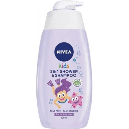 NIVEA Kids Дитячий гель для душу GIRL 500 мл 1×500 мл, гель для душу: ціни та характеристики