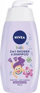 NIVEA Kids Детский гель для душа GIRL 500 мл 1×500 мл, гель для душа