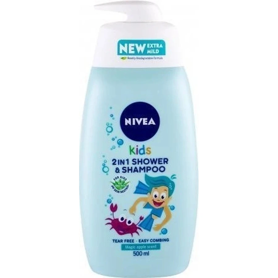 NIVEA Kids Дитячий гель для душу GIRL 500 мл 1×500 мл, гель для душу: ціни та характеристики