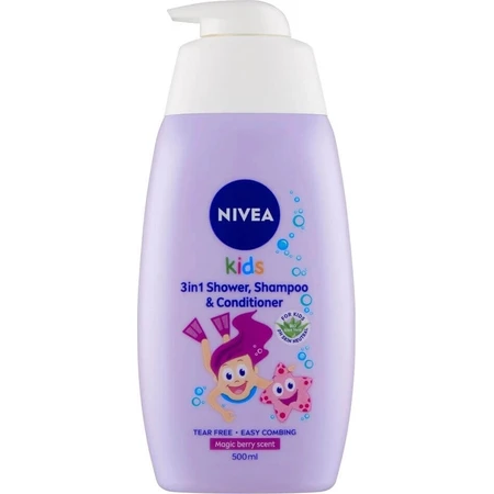 NIVEA Kids Дитячий гель для душу GIRL 500 мл 1×500 мл, гель для душу: ціни та характеристики