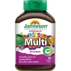 JAMIESON MULTI KIDS МУЛЬТИВІТАМІН З ВІТАМІНОМ С 1×60 табл. для дітей: ціни та характеристики