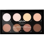 NYX Professional Makeup Highlight & Contour Pro Palette, контурная палитра 21,6 г: цены и характеристики
