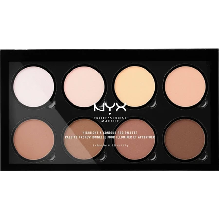 NYX Professional Makeup Highlight & Contour Pro Palette, контурная палитра 21,6 г: цены и характеристики