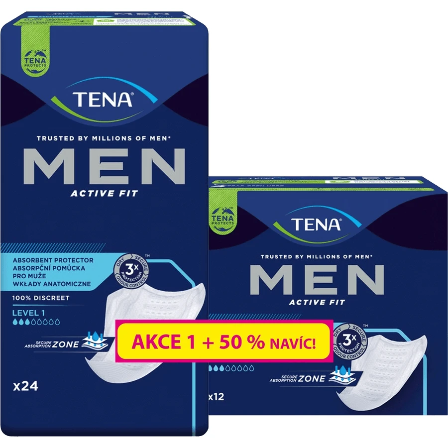 Tena Men Уровень 1 (50% дополнительно) 36 шт.: цены и характеристики