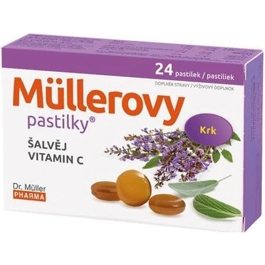 MÜLLER'S PASTILLS ALVIA AND VITAMIN C 1×24 шт, от простуды: цены и характеристики
