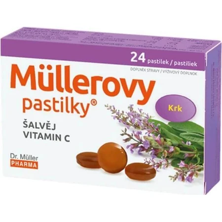 MÜLLER'S PASTILLS ALVIA AND VITAMIN C 1×24 шт, от простуды: цены и характеристики