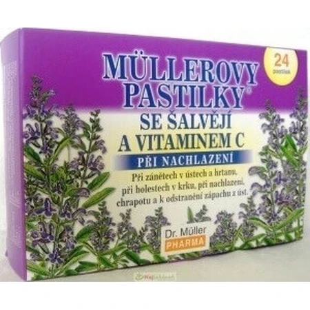 MÜLLER'S PASTILLS ALVIA AND VITAMIN C 1×24 шт, от простуды: цены и характеристики