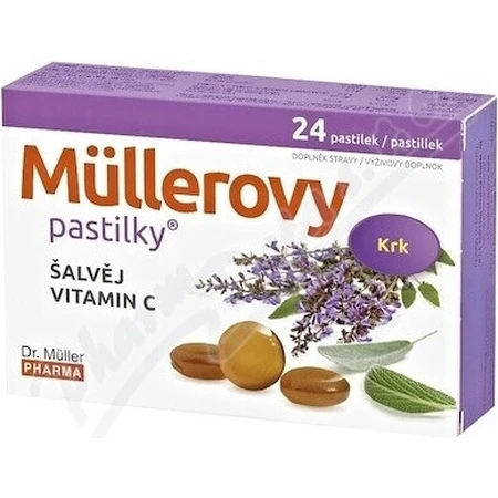MÜLLER'S PASTILLS ALVIA AND VITAMIN C 1×24 шт, от простуды: цены и характеристики