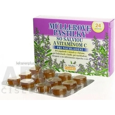 MÜLLER'S PASTILLS ALVIA AND VITAMIN C 1×24 шт, от простуды: цены и характеристики