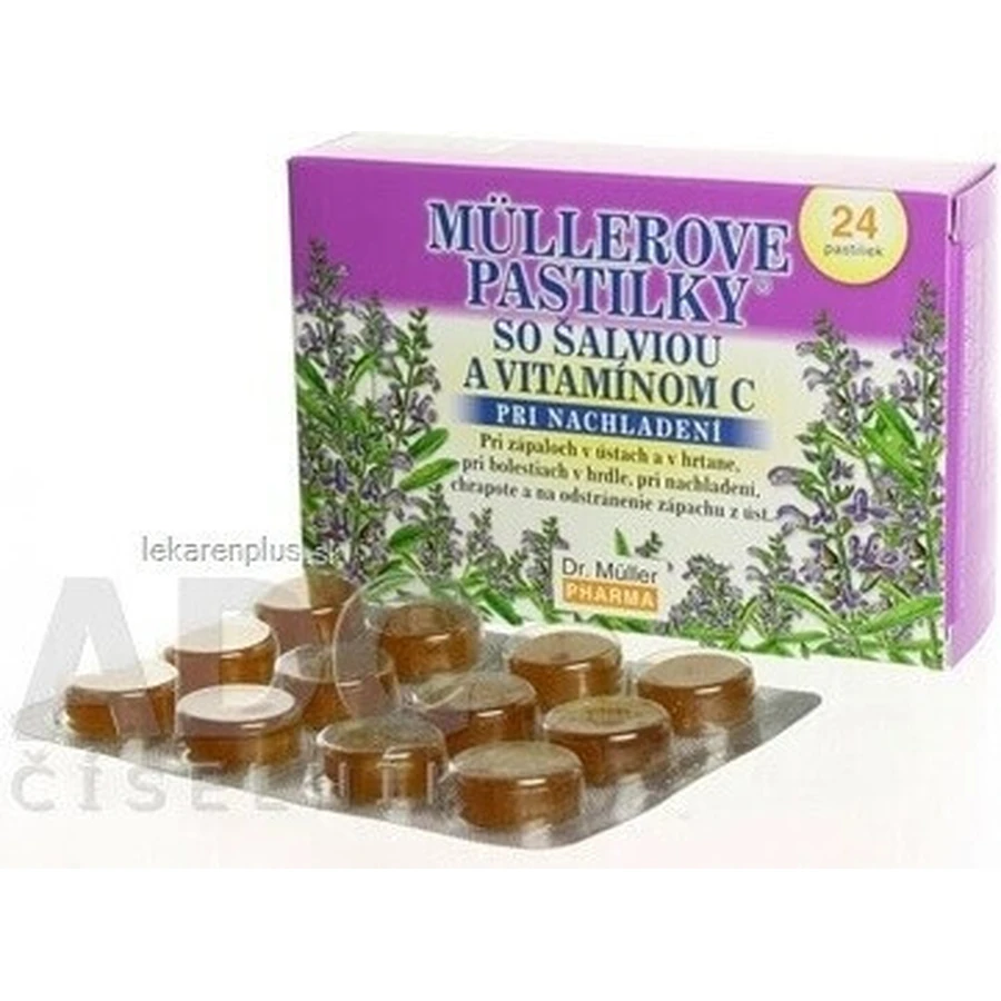 MÜLLER'S PASTILLS ALVIA AND VITAMIN C 1×24 шт, от простуды: цены и характеристики