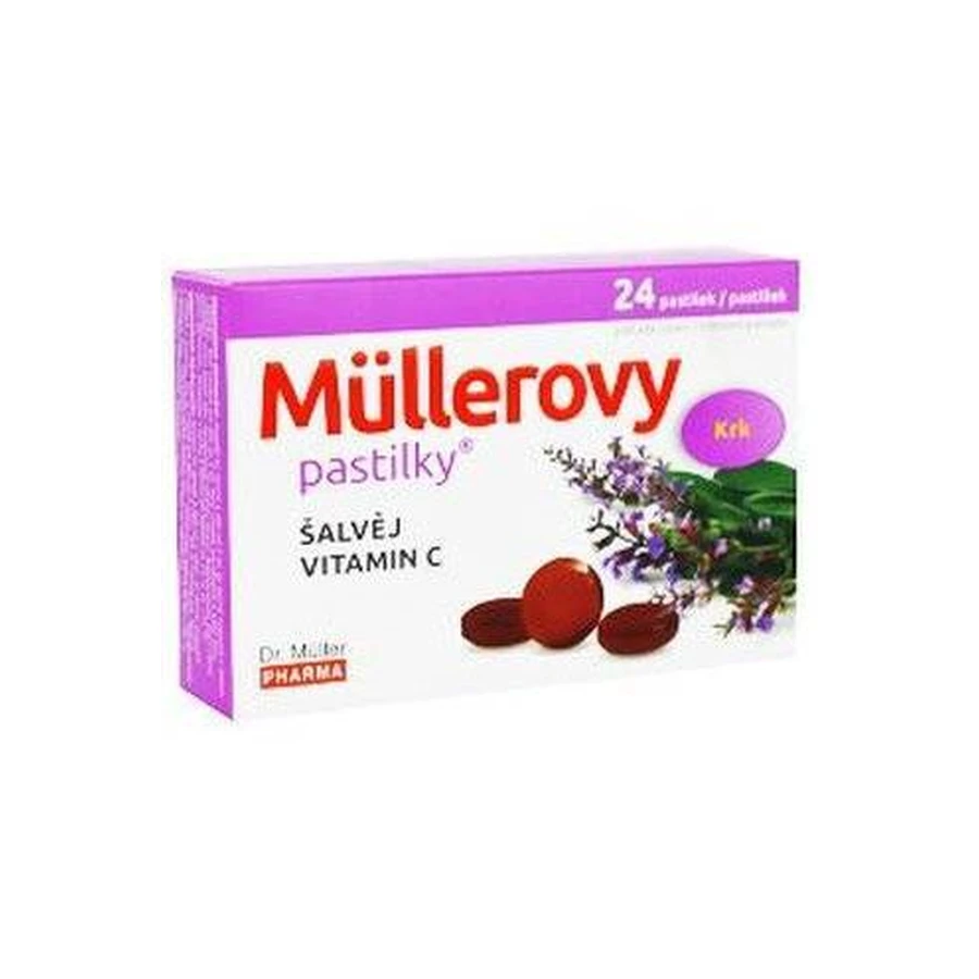 MÜLLER'S PASTILLS ALVIA AND VITAMIN C 1×24 шт, от простуды: цены и характеристики