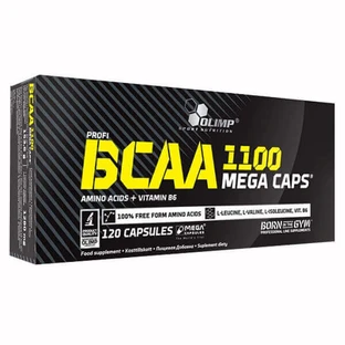 Olimp BCAA 1100 Mega Caps, 120 капсул ДЕФЕКТИРОВАННАЯ УПАКОВКА