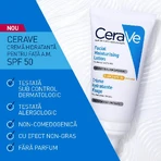 Зволожуючий крем для нормальної та сухої шкіри з SPF 50, 52 мл, CeraVe: ціни та характеристики
