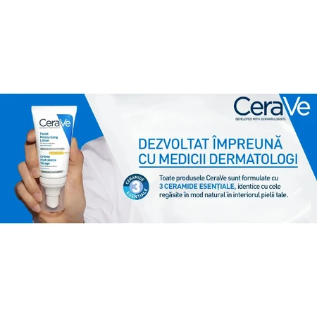 Зволожуючий крем для нормальної та сухої шкіри з SPF 50, 52 мл, CeraVe: ціни та характеристики