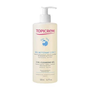 Гель для вмивання 2 в 1, Topicrem Baby, 500 мл, NIGY