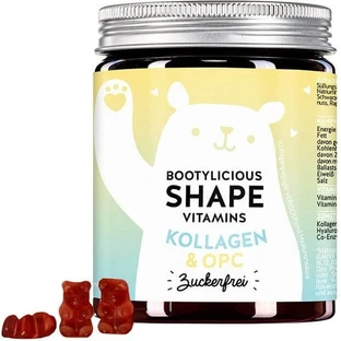 Ведмедики з користю Bootylicious Shape вітаміни для зміцнення фігури з колагеном 1×60 шт, антицелюлітна харчова добавка у вигляді гумових пустушок