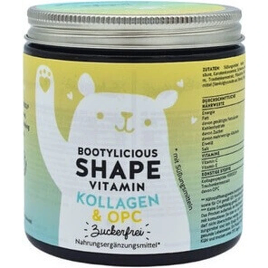 Ведмедики з користю Bootylicious Shape вітаміни для зміцнення фігури з колагеном 1×60 шт, антицелюлітна харчова добавка у вигляді гумових пустушок: ціни та характеристики